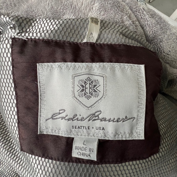 Eddie Bauer Women's 650 Fill Goose Down Puffer Jacket Full Zip Size Large - Picture 4 of 16